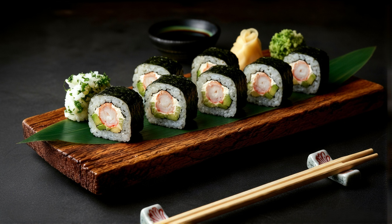 makis langostino philadelphia y aguacate